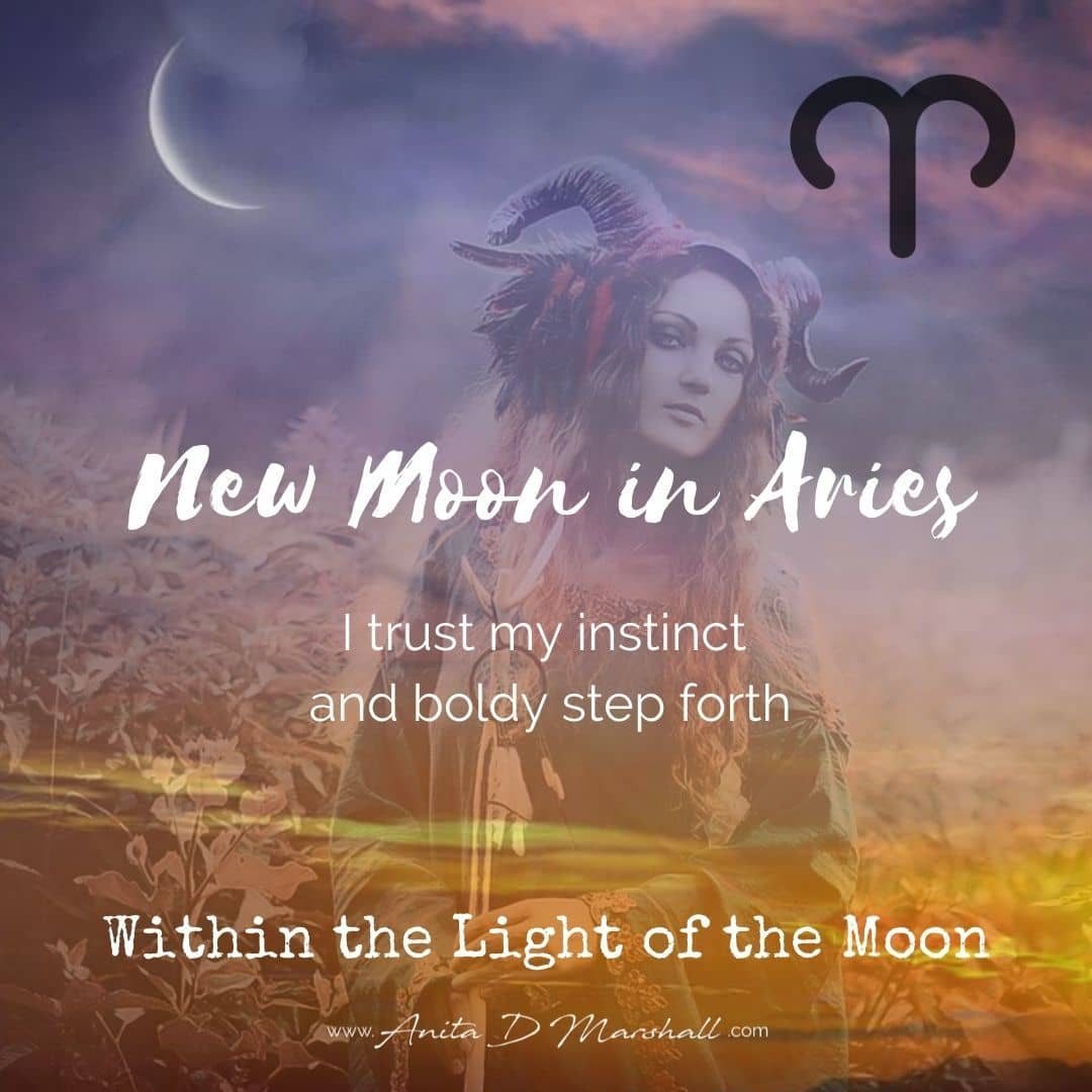 New Moon in Aries - Anita D Marshall